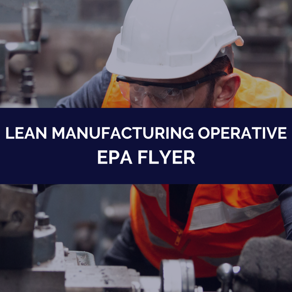 Lean Manufacturing Operative EPA Flyer